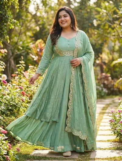 Elegant Silk Lehenga with Cape Top - Embroidered Wedding Collection for Women