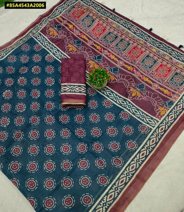 Elegant Soft Chanderi Cotton Saree - Beautiful Designs for Festive & Spring Wear