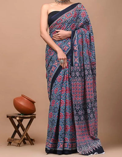 Elegant Soft Chanderi Silk Saree - Attractive Digital Print Festive Wear for Women