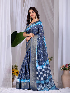 Elegant Soft Lichi Silk Saree - Trending Printed Design for Women