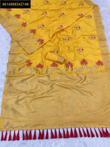 Elegant Soft Silk Saree - Meenakari & Kamdhenu Zari for Women