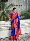Elegant Soft Silk Saree - Zari Meenakari Weaving for Women