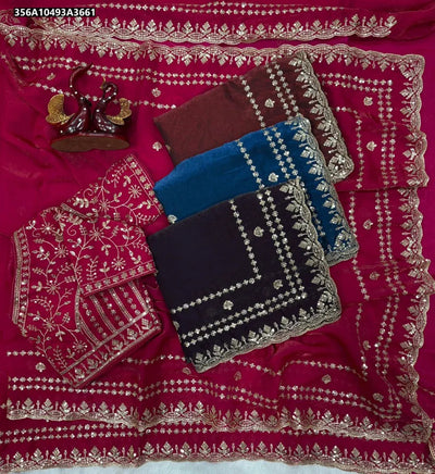 Elegant Soft Space Silk Saree - Stunning Sequin Zari Work for Women