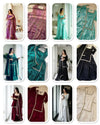 Exclusive Chandani Space Silk Gharara Set with Intricate Pearl and Mirror Lace Embellishments