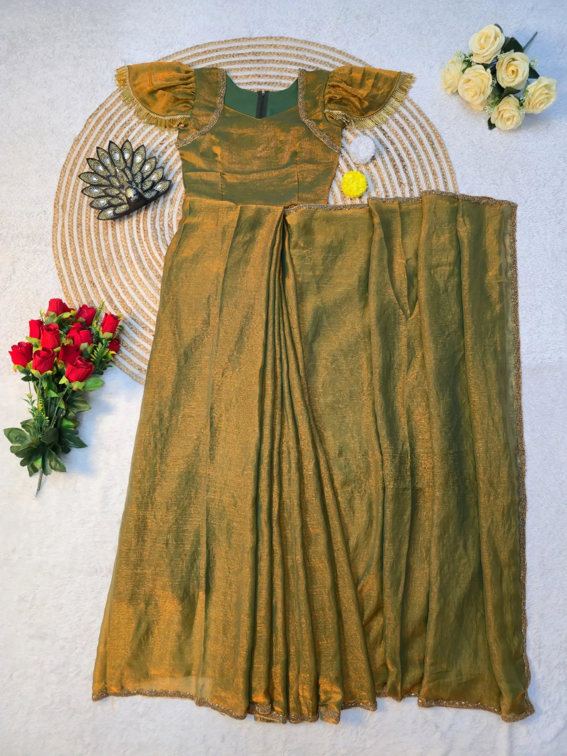 silk saree dress designs Frock Silk Saree Old Saree Dress Design Silk Saree Pattern Design For Dress From Saree Anarkali
