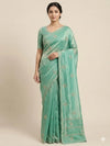 Elegant Space Silk Saree - Zarkan Diamond Work Festive Wear