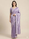 Elegant Space Silk Saree - Zarkan Diamond Work for Festive Wear
