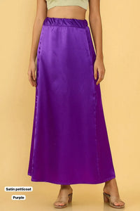 Elegant Ultra Satin Petticoat - Smooth Silhouette for Saree Wear