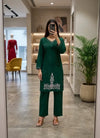 Elegant Viscose Embroidered Kurti Pant Set - Premium Festive Wear for Women
