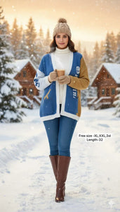 Elegant Woolen Shrug - Ultra-Soft & Warm for Women | Free Size
