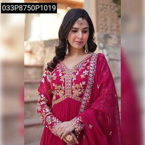 Embroidered Anarkali Gown for Women | Party Wear Ensemble