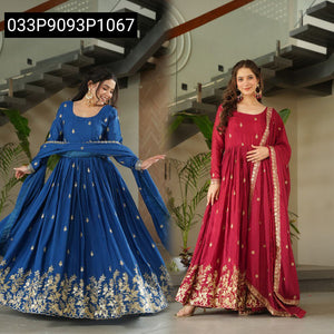 Embroidered Anarkali Gown for Women's | Festive & Wedding Wear