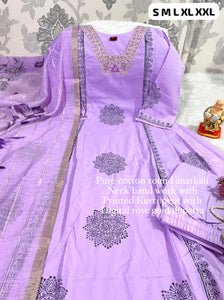 Embroidered Anarkali Kurta Set for Women | Festive Wear