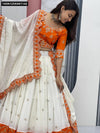 Embroidered Chinon Lehenga for Women | Festive & Wedding Wear