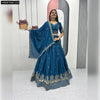 Embroidered Chinon Lehenga for Women | Festive & Wedding Wear