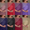 Embroidered Faux Georgette Sequin Saree for Women | Party & Festive Wear
