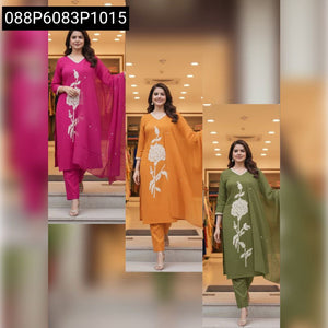 Embroidered Flaired Women's Kurta Set | Traditional & Festive Wear