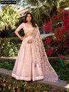 Embroidered Gold Crush Lehenga for Women | Festive & Party Wear