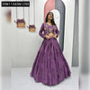 Embroidered Jacket Chinon Lehenga for Women | Festive & Party Wear