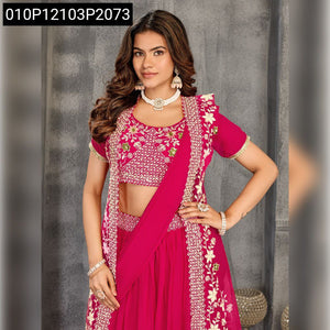 Embroidered Jacket Lehenga Choli Set for Women | Festive & Wedding