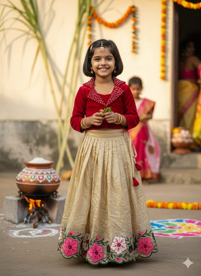 Embroidered Lehenga Choli for Girls | Festive & Celebration Wear