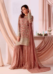 Embroidered Sequence Kurta Sharara Set with Dupatta Women's | Festive & Party Wear