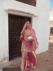 Embroidered Sequence Plazzo Set for Women | Festive & Party Wear