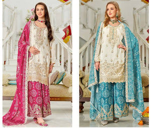 Embroidered Sequence Sharara Set for Women | Party Wear | TRENDBUY