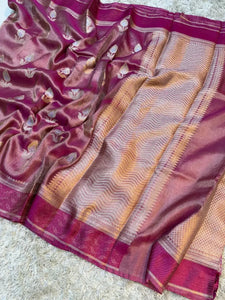 Exclusive Banarasi Katan Tissue Silk Saree - Soft Elegance for Women
