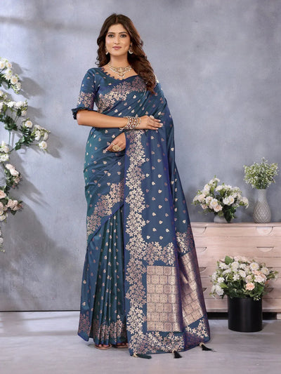 Exclusive Banarasi Silk Saree - Elegant Gala Weaving for Summer Weddings