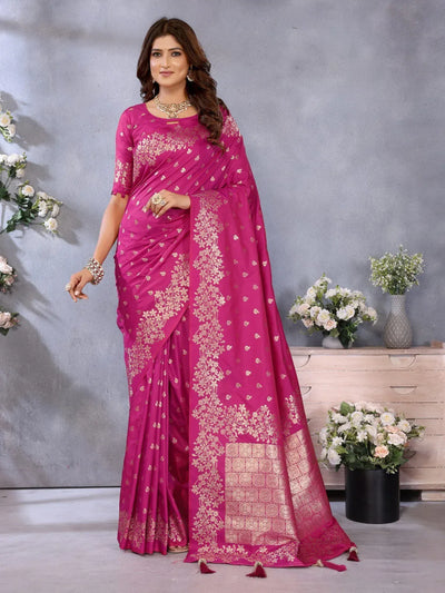 Exclusive Banarasi Silk Saree - Elegant Gala Weaving for Summer Weddings