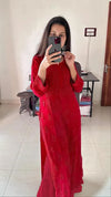 Exclusive Designer Georgette Embroidered Suit with Dupatta for Festive & Party Wear