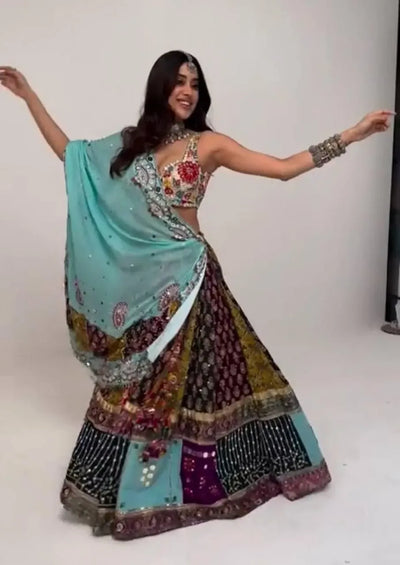 Exclusive Designer Lehenga Choli - Heavy Muslin Cotton for Festive Wear