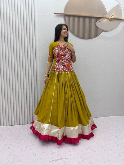 Exclusive Designer Lehenga - Festive Wear Gamthi Work for Women