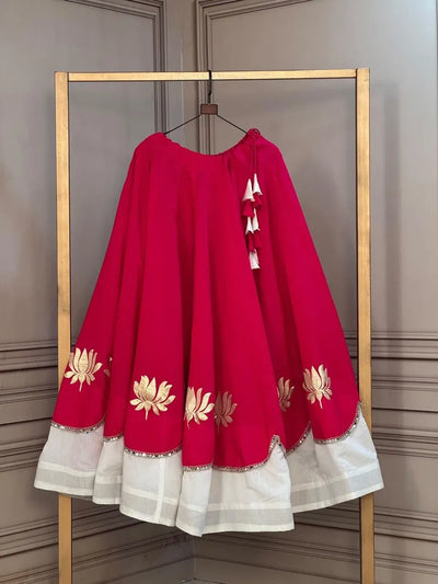 Exclusive Designer Lehenga - Heavy Mirror Work for Festive Wear