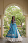 Exclusive Designer Lehenga Kurti Set - Heavy Bandhani Print for Wedding Season