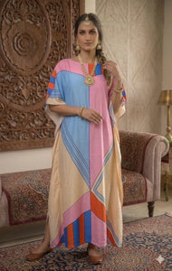 Exclusive Designer Printed Kaftan Kurta - Elegant Festive Wear for Women