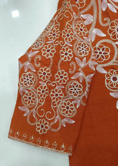 Exclusive Embroidered Cotton Flex Co-ord Set - Designer Palazzo Outfit for Festive Wear