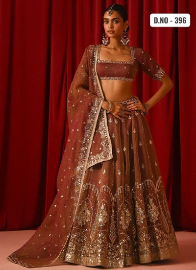 Exclusive Fandy Silk Lehenga Choli - Heavy Zari Work Festive Wear
