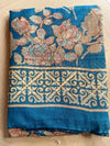Exclusive Floral Print Saree - Traditional Zari Border Saree for Women