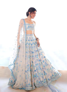 Exclusive Georgette Lehenga Choli with Sequence Embroidery for Festive Wear