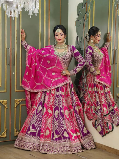 Exclusive Georgette Lehenga - Grand Flair & Sequin Work for Wedding Wear