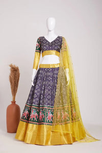 Exclusive Georgette Lehenga - Heavy Embroidery Festive Wear Set for Women