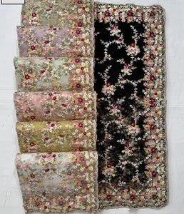 Exclusive Heavy Work Saree - Floral Embroidery Festive Wear for Women