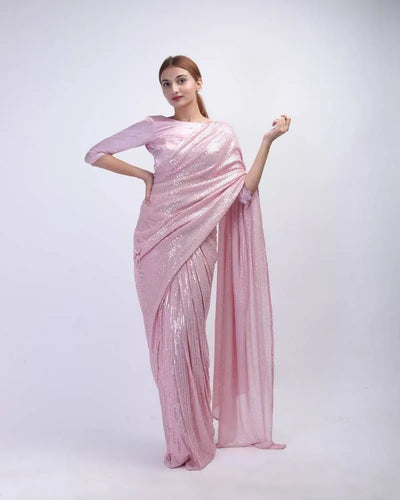 Exclusive Sequin Saree - Dazzling Party Wear for Women