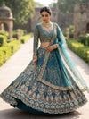 Exclusive Sequins Work Lehenga with Heavy 4 Meter Flare for Festive Wear