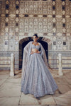 Exclusive Shimmer Silk Lehenga - Elegant Sequins Work Bridal Wear for Women