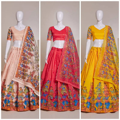 Exclusive Silk Lehenga Choli - Heavy Sequin Embroidery Festive Wear for Women