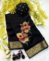 Exclusive Soft Georgette Saree - Floral Design Festive Wear for Women