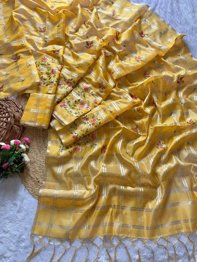 Exclusive Soft Tussar Silk Saree - Traditional Festive Wear for Women